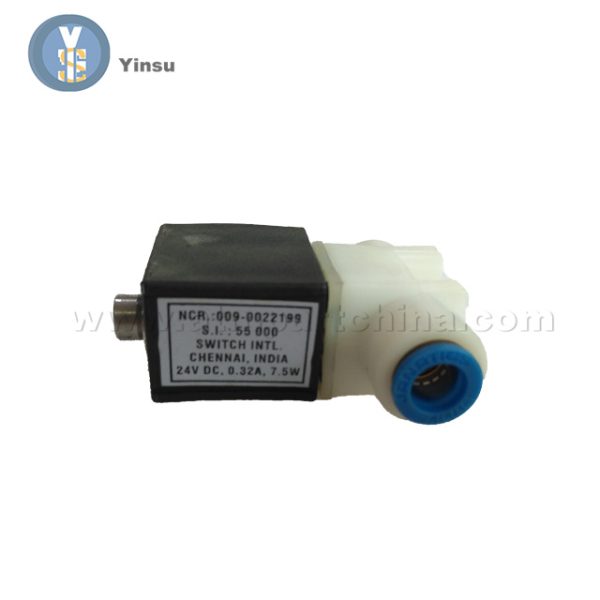 NCR ATM Spare Parts Solenoid Valve Assembly 009-0022199 High Stable